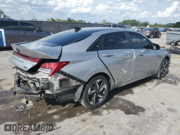 2023 Hyundai Elantra Limited z VIN 5NPLP4AGXPH089813, wystawiony jako Copart lot #51537065 z przebiegiem 95 270 mil mil oraz Nie do naprawy • Non repairable. Historia ofert i sprzedaży dostępna na DreamBid. Obrazek 3.