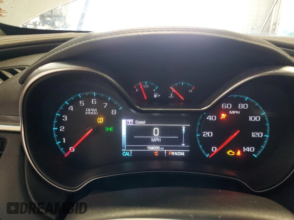 2016 Chevrolet Impala LTZ with VIN 2G1145S39G9186871, listed as a Copart auction lot 87158934 with 162,295 mi miles and Salvage title. Bid and sale history available at DreamBid. Image 9.