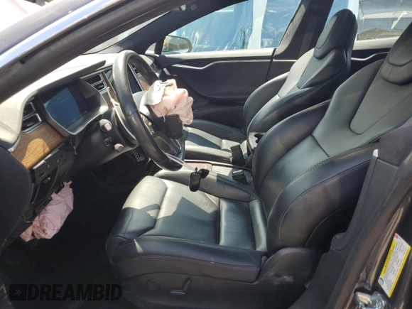 2018 Tesla Model S 75D with VIN 5YJSA1E23JF247215, listed as a Copart auction lot 52550135 with 118,216 mi miles and Salvage Title. Bid and sale history available at DreamBid. Image 7.