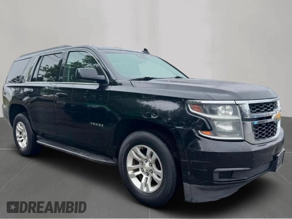 2015 Chevrolet Tahoe LT with VIN 1GNSKBKC4FR56770, listed as a Copart auction lot 64114815 with 203,448 mi miles and Clean title. Bid and sale history available at DreamBid. Image 1.