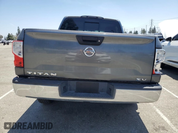 2017 Nissan Titan SV с VIN 1N6AA1EK0HN525945, выставлен на аукционе Copart как лот 57897415 с пробегом 51 053 миль миль и Списание • Salvage title. История ставок и продаж доступна на DreamBid. Изображение 6.