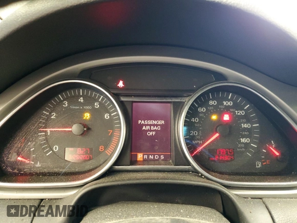 2007 Audi Q7 Premium with VIN WA1BY74L97D080569, listed as a Copart auction lot 50968875 with 214,304 mi miles and Salvage Title. Bid and sale history available at carsss.com. Image 9.