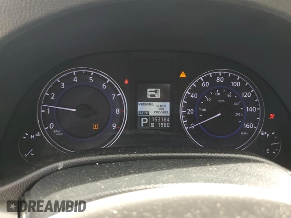2013 Infiniti G37 x z VIN JN1CV6AR6DM754732, wystawiony jako Copart lot #58971955 z przebiegiem 153 184 mil mil oraz Szkoda całkowita • Salvage title. Historia ofert i sprzedaży dostępna na DreamBid. Obrazek 9.