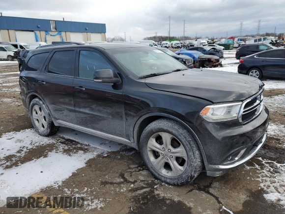 2014 Dodge Durango Limited with VIN 1C4SDJDT0EC549064, listed as a Copart auction lot 83737124 with 198,451 mi miles and Clean title. Bid and sale history available at DreamBid. Image 4.