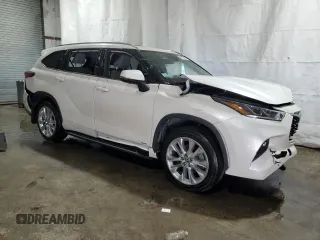 2023 Toyota Highlander Hybrid Limited with VIN 5TDXBRCH6PS581753, listed as a Copart auction lot 58241645 with 59,163 mi miles and Clean title. Bid and sale history available at DreamBid. Image 4.