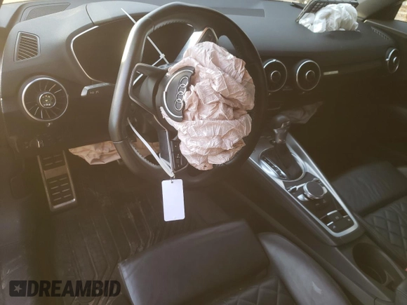 2016 Audi TT 2.0T with VIN TRUT5CFV2G1027567, listed as a Copart auction lot 83616314 with 35,339 mi miles and Salvage Title. Bid and sale history available at carsss.com. Image 8.