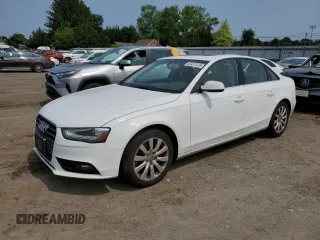 2013 Audi A4 Premium with VIN WAUBFAFL9DA059267, listed as a Copart auction lot 60437425 with 84,409 mi miles and Salvage title. Bid and sale history available at DreamBid. Image 1.