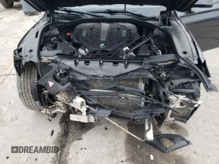 2013 BMW 7 Series 750Li with VIN WBAYE8C5XDD131670, listed as a Copart auction lot 44217435 with 80,122 mi miles and Salvage title. Bid and sale history available at DreamBid. Image 11.