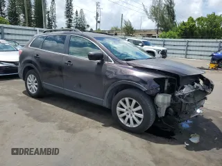 2008 Mazda CX-9 Touring with VIN JM3TB38V180145415, listed as a Copart auction lot 61604775 with 196,379 mi miles and Salvage title. Bid and sale history available at DreamBid. Image 4.