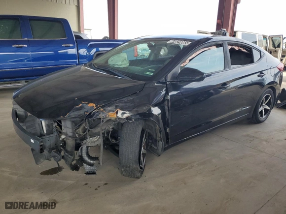2017 Hyundai Elantra SE with VIN KMHD74LF3HU403250, listed as a Copart auction lot 48476835 with 123,669 mi miles and Clean Title. Bid and sale history available at carsss.com. Image 1.