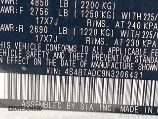 2022 Subaru Outback Premium with VIN 4S4BTADC9N3206431, listed as a IAAI auction lot 42821374 with 72,791 mi miles and . Bid and sale history available at DreamBid. Image 8.