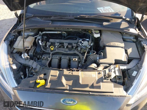 2018 Ford Focus SE with VIN 1FADP3F20JL216525, listed as a IAAI auction lot 41744383 with 92,385 mi miles. Bid and sale history available at carsss.com. Image 10.