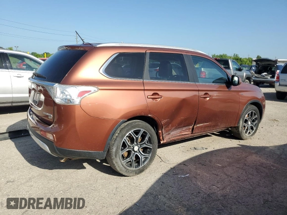 2015 Mitsubishi Outlander GT with VIN JA4JZ4AX5FZ005531, listed as a Copart auction lot 61829905 with 96,838 mi miles and Clean title. Bid and sale history available at DreamBid. Image 3.