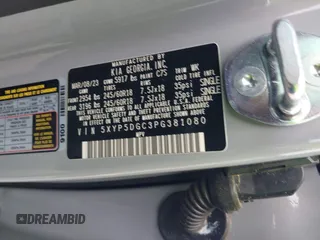 2023 Kia Telluride SX с VIN 5XYP5DGC3PG381080, выставлен на аукционе IAAI как лот 42323701 с пробегом 26 500 миль миль и . История ставок и продаж доступна на DreamBid. Изображение 9.