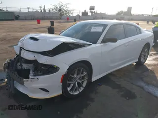 2023 Dodge Charger GT with VIN 2C3CDXHG1PH649165, listed as a IAAI auction lot 41459802 with 25,481 mi miles and . Bid and sale history available at carsss.com. Image 18.