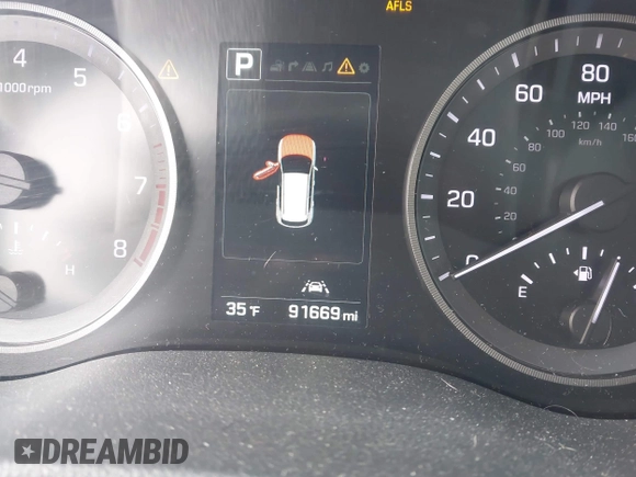 2017 Hyundai Tucson Limited with VIN KM8J3CA27HU307808, listed as a IAAI auction lot 41980342 with 91,669 mi miles. Bid and sale history available at carsss.com. Image 16.