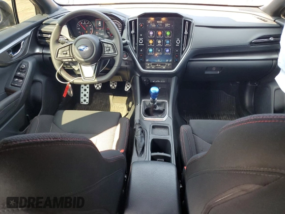 2024 Subaru WRX Premium with VIN JF1VBAH63R9814592, listed as a Copart auction lot 60297615 with 3,507 mi miles and Salvage title. Bid and sale history available at DreamBid. Image 8.