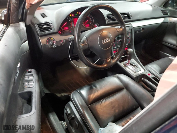 2005 Audi A4 1.8T with VIN WAUJC68E75A043439, listed as a Copart auction lot 72220904 with 152,747 mi miles and Non Repairable. Bid and sale history available at carsss.com. Image 8.