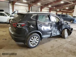 2020 Nissan Rogue Sport SV with VIN JN1BJ1CW2LW640565, listed as a Copart auction lot 75993084 with 0 mi miles and Salvage Title. Bid and sale history available at carsss.com. Image 3.