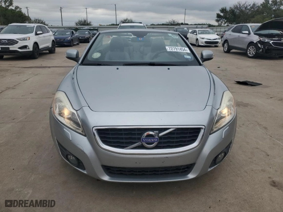 2011 Volvo C70 with VIN YV1672MC4BJ107579, listed as a Copart auction lot 72791454 with 151,999 mi miles and Salvage Title. Bid and sale history available at carsss.com. Image 5.