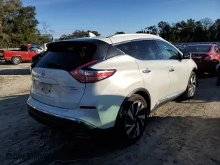 2018 Nissan Murano Platinum with VIN 5N1AZ2MH1JN152343, listed as a Copart auction lot 88139565 with 70,822 mi miles and Salvage Title. Bid and sale history available at carsss.com. Image 3.