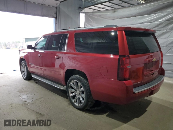 2015 Chevrolet Suburban LTZ with VIN 1GNSKKKC7FR299567, listed as a Copart auction lot 52944035 with 147,964 mi miles and Salvage Title. Bid and sale history available at DreamBid. Image 2.