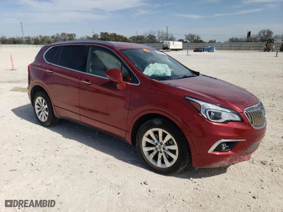 2017 Buick Envision Essence with VIN LRBFXBSA1HD223111, listed as a Copart auction lot 48998575 with 121,416 mi miles and Salvage Title. Bid and sale history available at carsss.com. Image 4.
