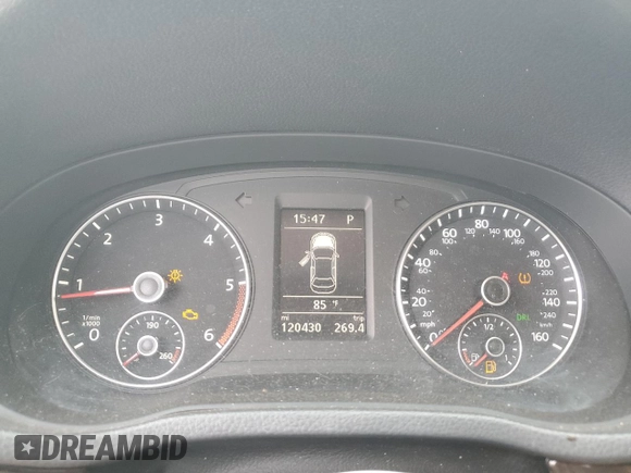 2014 Volkswagen Passat TDI SEL Premium with VIN 1VWCN7A30EC074358, listed as a Copart auction lot 51810105 with 120,430 mi miles and Salvage Title. Bid and sale history available at carsss.com. Image 9.