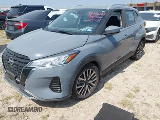 2023 Nissan Kicks SV with VIN 3N1CP5CVXPL574778, listed as a IAAI auction lot 41956067 with 5,867 mi miles and . Bid and sale history available at DreamBid. Image 2.