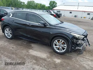 2017 Infiniti QX30 Sport with VIN SJKCH5CP4HA019777, listed as a IAAI auction lot 42370275 with 56,624 mi miles and . Bid and sale history available at DreamBid. Image 1.