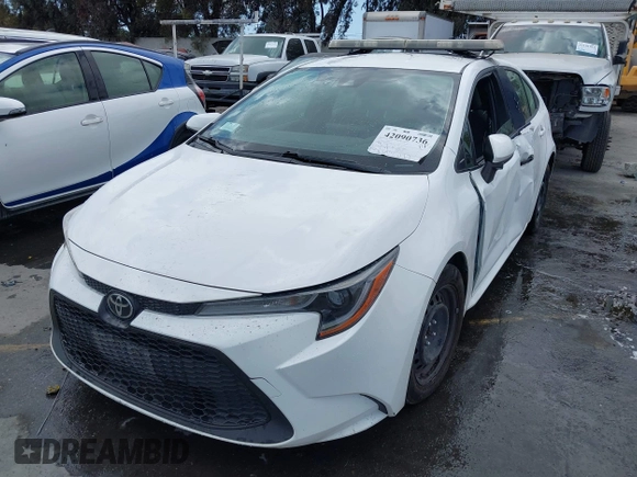 2020 Toyota Corolla LE with VIN JTDEPRAE1LJ109839, listed as a IAAI auction lot 42090736 with 49,895 mi miles. Bid and sale history available at carsss.com. Image 17.