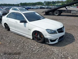 2012 Mercedes-Benz C C 63 AMG with VIN WDDGF7HB3CA657178, listed as a IAAI auction lot 40203893 with 91,295 mi miles. Bid and sale history available at carsss.com. Image 1.