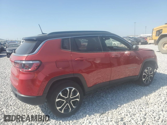 2024 Jeep Compass Limited with VIN 3C4NJDCN7RT585998, listed as a Copart auction lot 62090854 with 4,043 mi miles and Salvage title. Bid and sale history available at DreamBid. Image 3.