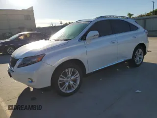 2011 Lexus RX 450h with VIN JTJZB1BA2B2405682, listed as a Copart auction lot 56355035 with 64,015 mi miles and Salvage title. Bid and sale history available at DreamBid. Image 1.