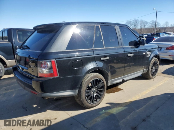 2011 Land Rover Range Rover Sport HSE Lux with VIN SALSK2D44BA260726, listed as a Copart auction lot 55039335 with 204,867 mi miles and Non repairable. Bid and sale history available at DreamBid. Image 3.