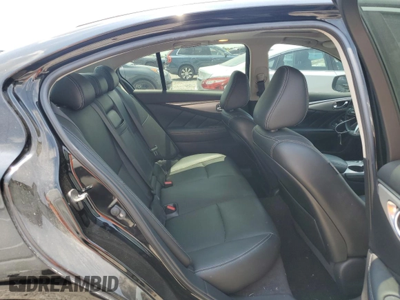 2021 Infiniti Q50 Luxe with VIN JN1EV7BR5MM752693, listed as a Copart auction lot 60027225 with 74,398 mi miles and Salvage title. Bid and sale history available at DreamBid. Image 10.