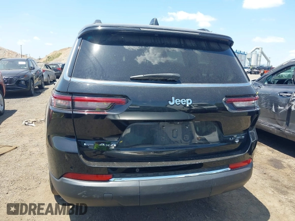 2022 Jeep Grand Cherokee Limited with VIN 1C4RJKBGXN8541947, listed as a IAAI auction lot 42553134 with 1,930 mi miles and . Bid and sale history available at DreamBid. Image 15.