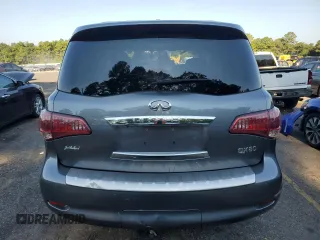 2017 Infiniti QX80 with VIN JN8AZ2NF9H9641632, listed as a Copart auction lot 66588634 with 103,172 mi miles and Salvage Title. Bid and sale history available at carsss.com. Image 6.