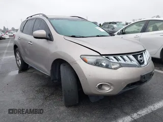 2009 Nissan Murano S with VIN JN8AZ18W99W118667, listed as a IAAI auction lot 41920710 with 169,618 mi miles. Bid and sale history available at carsss.com. Image 1.
