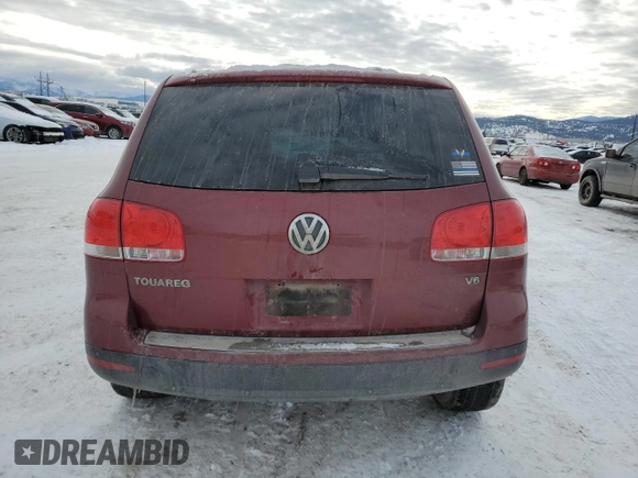 2005 Volkswagen Touareg with VIN WVGZG77L95D082012, listed as a Copart auction lot 87481944 with Not provided miles and Clean title. Bid and sale history available at DreamBid. Image 6.