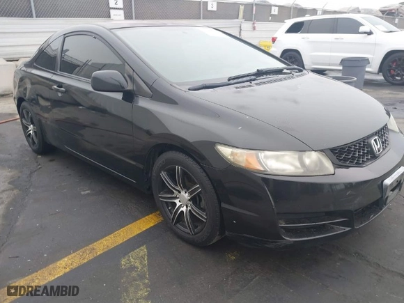 2009 Honda Civic Cpe EX with VIN 2HGFG11899H525682, listed as a IAAI auction lot 41227985 with 147,154 mi miles. Bid and sale history available at carsss.com. Image 1.
