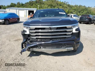 2024 Chevrolet Silverado 1500 High Country with VIN 1GCUDJEL6RZ126841, listed as a Copart auction lot 68717724 with 8,689 mi miles and Salvage Title. Bid and sale history available at DreamBid. Image 5.