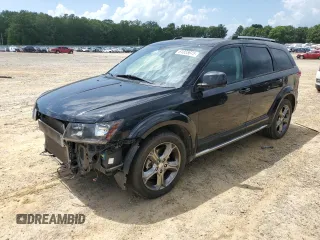 2015 Dodge Journey Crossroad with VIN 3C4PDCGB1FT588420, listed as a Copart auction lot 61855645 with 148,712 mi miles and Salvage title. Bid and sale history available at DreamBid. Image 1.