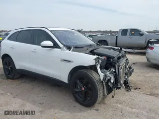 2018 Jaguar F-PACE 25t Premium with VIN SADCJ2FX6JA271204, listed as a IAAI auction lot 41741347 with 80,806 mi miles. Bid and sale history available at carsss.com. Image 1.