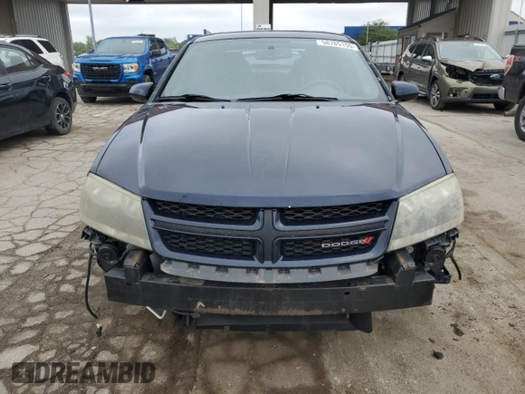 2013 Dodge Avenger SXT with VIN 1C3CDZCB5DN711788, listed as a Copart auction lot 58765155 with 144,510 mi miles and Salvage title. Bid and sale history available at DreamBid. Image 5.