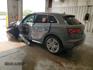2019 Audi Q5 Premium Plus with VIN WA1BNAFY9K2027261, listed as a Copart auction lot 59042595 with Not provided miles and Salvage title. Bid and sale history available at DreamBid. Image 2.