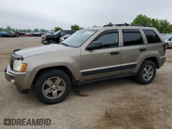2005 Jeep Grand Cherokee Laredo с VIN 1J8HR48N85C586137, выставлен на аукционе Copart как лот 60071895 с пробегом Не указан миль и Чистый • Clean title. История ставок и продаж доступна на DreamBid. Изображение 1.