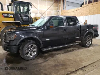 2013 Ford F-150 XL with VIN 1FTFW1ET8DKE41631, listed as a Copart auction lot 55074745 with 153,462 mi miles and Clean Title. Bid and sale history available at carsss.com. Image 1.