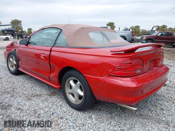 1994 Ford Mustang z VIN 1FALP45T5RF110660, wystawiony jako IAAI lot #41344796 z przebiegiem 171 120 mil mil oraz . Historia ofert i sprzedaży dostępna na DreamBid. Obrazek 3.