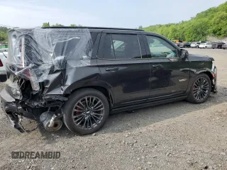 2024 Cadillac Escalade AWD V-Series with VIN 1GYS4HK92RR125835, listed as a Copart auction lot 60098455 with 10,416 mi miles and Salvage title. Bid and sale history available at DreamBid. Image 3.